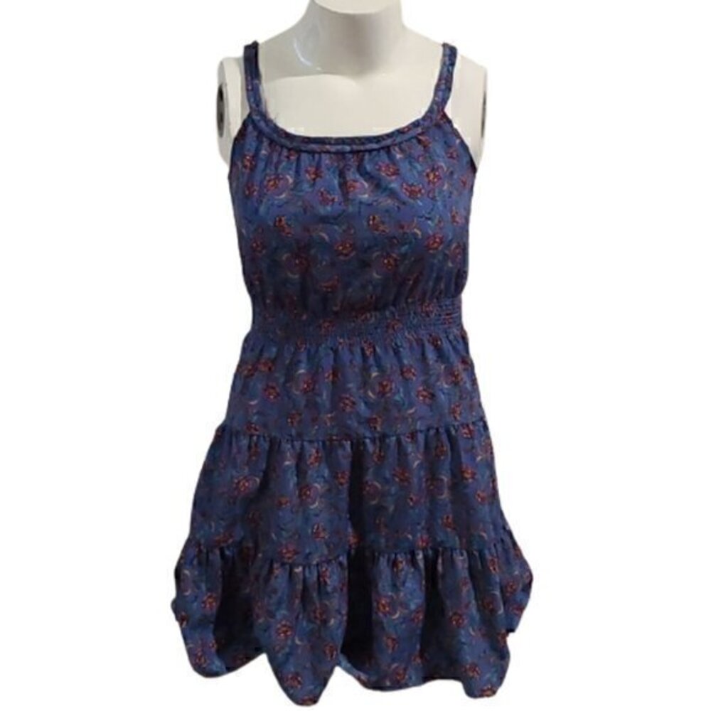 [Gap] Floral Sleeveless Ruffle Mini Dress - Size M
